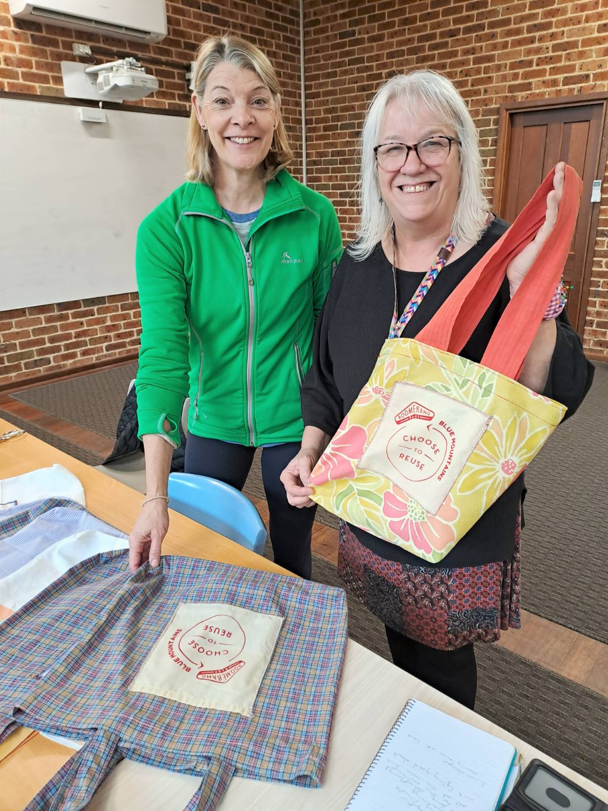 Alison and Maria of Boomerang Bags Blue Mountains